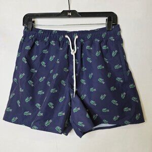 Lacoste Printed drawstring board shorts